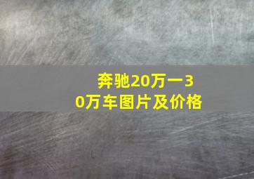 奔驰20万一30万车图片及价格