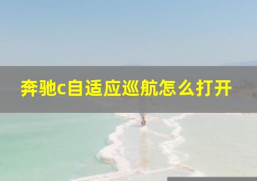 奔驰c自适应巡航怎么打开