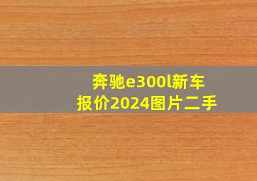 奔驰e300l新车报价2024图片二手