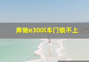 奔驰e300l车门锁不上