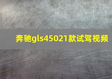 奔驰gls45021款试驾视频