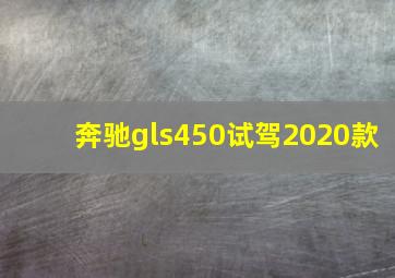 奔驰gls450试驾2020款