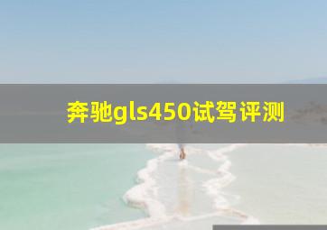 奔驰gls450试驾评测