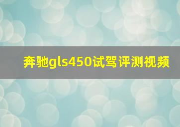 奔驰gls450试驾评测视频