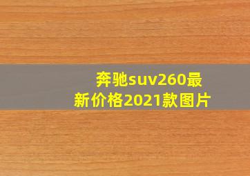 奔驰suv260最新价格2021款图片