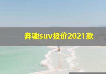 奔驰suv报价2021款