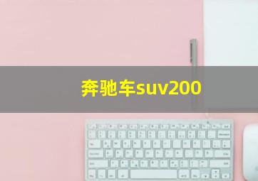 奔驰车suv200