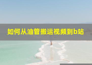 如何从油管搬运视频到b站