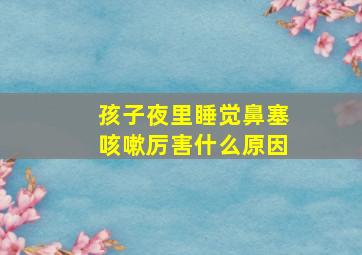 孩子夜里睡觉鼻塞咳嗽厉害什么原因