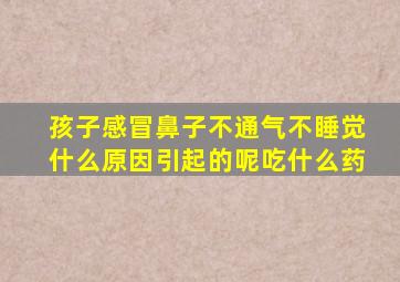 孩子感冒鼻子不通气不睡觉什么原因引起的呢吃什么药