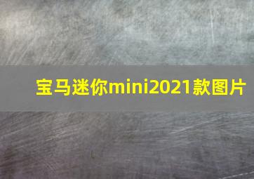 宝马迷你mini2021款图片