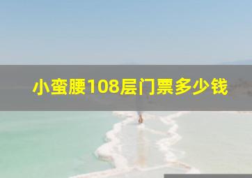 小蛮腰108层门票多少钱