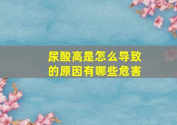 尿酸高是怎么导致的原因有哪些危害