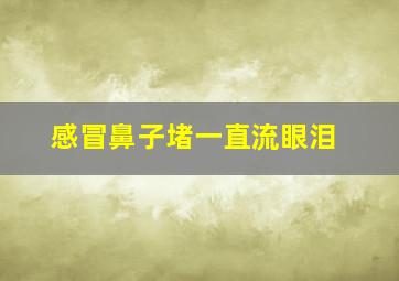 感冒鼻子堵一直流眼泪