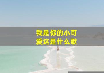 我是你的小可爱这是什么歌