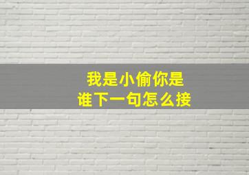 我是小偷你是谁下一句怎么接