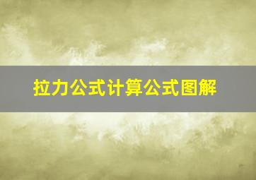 拉力公式计算公式图解