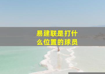 易建联是打什么位置的球员