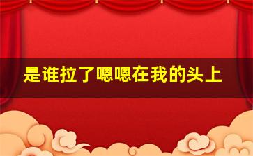 是谁拉了嗯嗯在我的头上