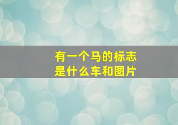 有一个马的标志是什么车和图片