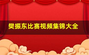 樊振东比赛视频集锦大全