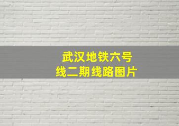 武汉地铁六号线二期线路图片