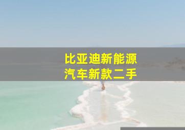 比亚迪新能源汽车新款二手