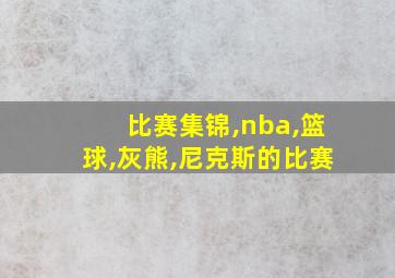 比赛集锦,nba,篮球,灰熊,尼克斯的比赛