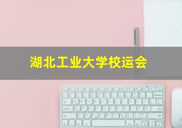 湖北工业大学校运会