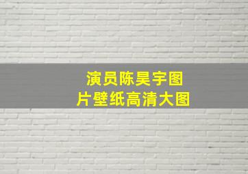 演员陈昊宇图片壁纸高清大图