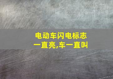 电动车闪电标志一直亮,车一直叫