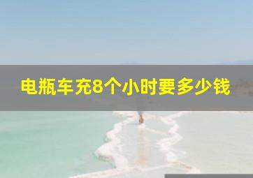 电瓶车充8个小时要多少钱