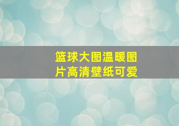 篮球大图温暖图片高清壁纸可爱