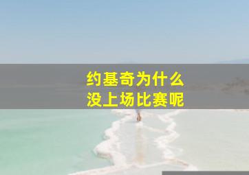 约基奇为什么没上场比赛呢