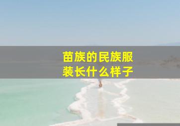 苗族的民族服装长什么样子