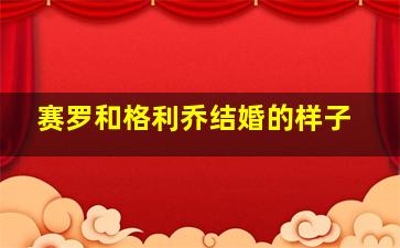 赛罗和格利乔结婚的样子