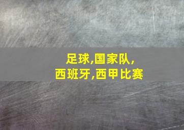 足球,国家队,西班牙,西甲比赛