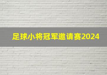 足球小将冠军邀请赛2024