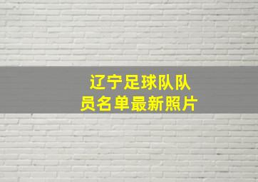 辽宁足球队队员名单最新照片