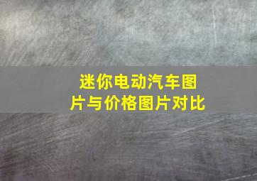 迷你电动汽车图片与价格图片对比