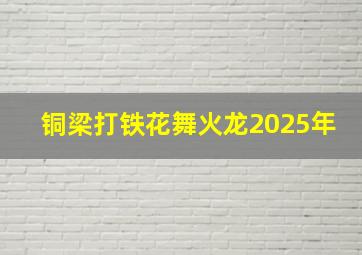 铜梁打铁花舞火龙2025年