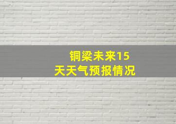 铜梁未来15天天气预报情况