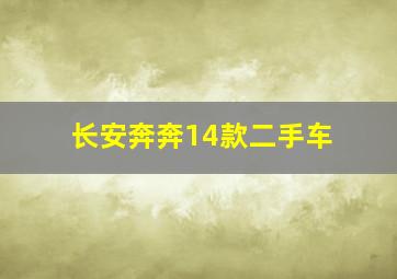 长安奔奔14款二手车