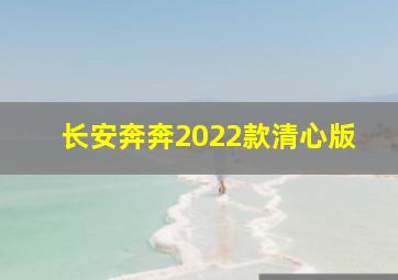 长安奔奔2022款清心版