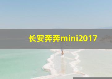 长安奔奔mini2017