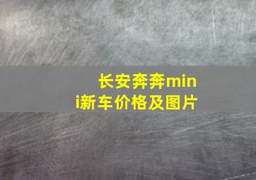 长安奔奔mini新车价格及图片