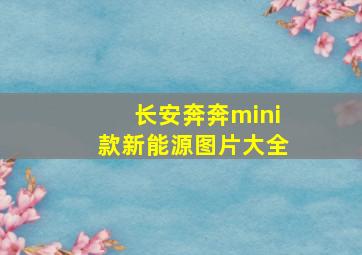 长安奔奔mini款新能源图片大全