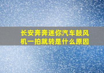 长安奔奔迷你汽车鼓风机一拍就转是什么原因