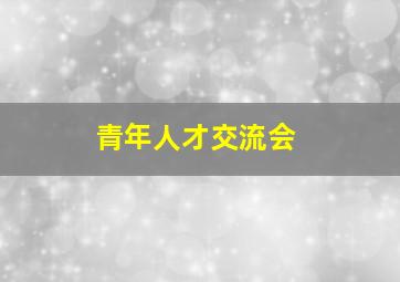 青年人才交流会