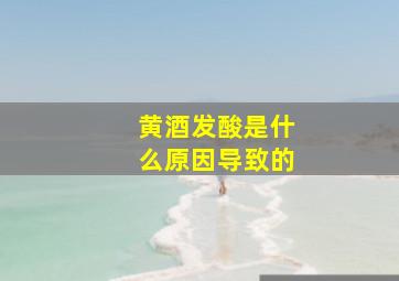 黄酒发酸是什么原因导致的